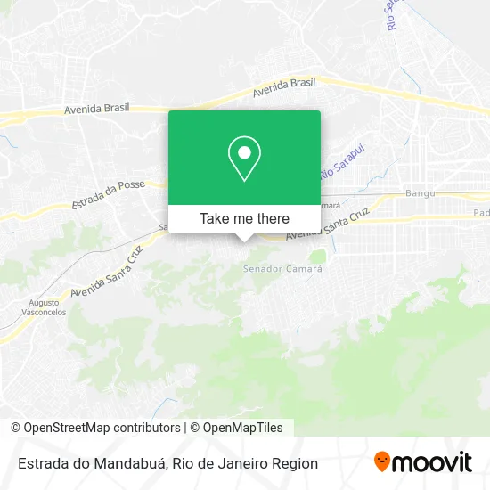 Estrada do Mandabuá map