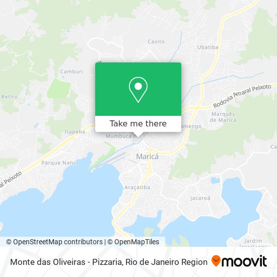 Monte das Oliveiras - Pizzaria map