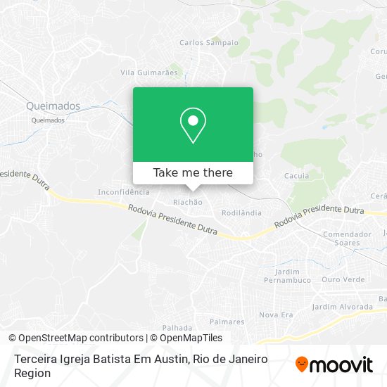 Terceira Igreja Batista Em Austin map