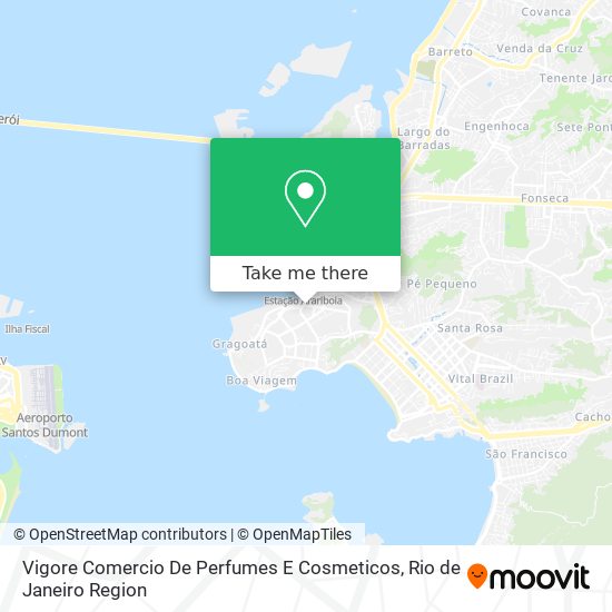 Vigore Comercio De Perfumes E Cosmeticos map