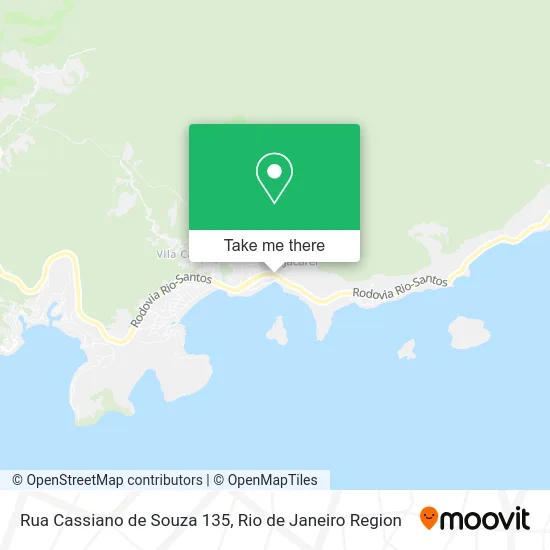 Rua Cassiano de Souza 135 map