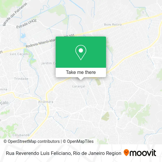 Rua Reverendo Luís Feliciano map