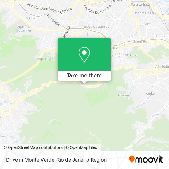 Drive in Monte Verde map