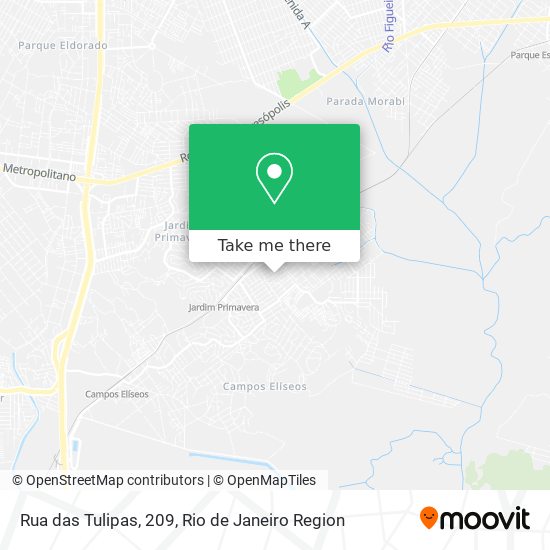Rua das Tulipas, 209 map