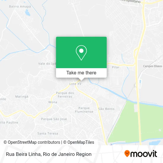 Rua Beira Linha map