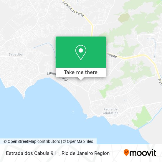 Estrada dos Cabuís 911 map