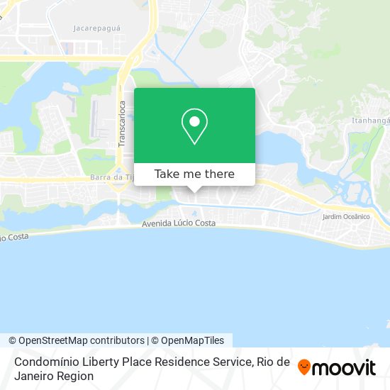 Condomínio Liberty Place Residence Service map