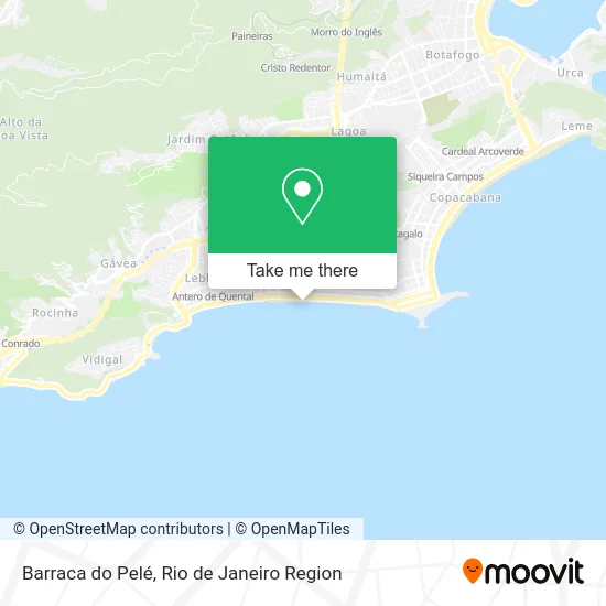 Barraca do Pelé map