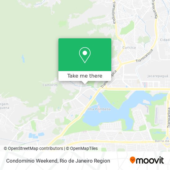 Condomínio Weekend map