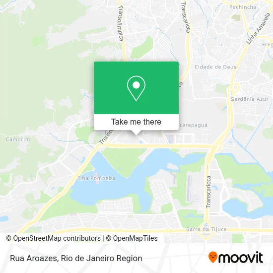 Rua Aroazes map