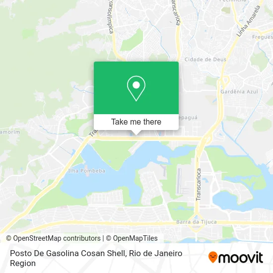 Posto De Gasolina Cosan Shell map
