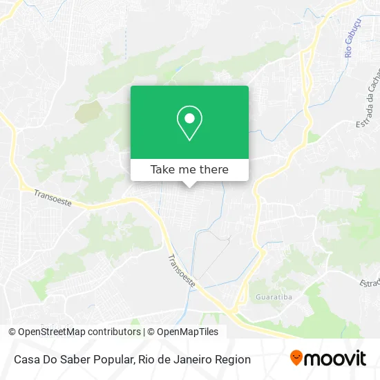 Casa Do Saber Popular map