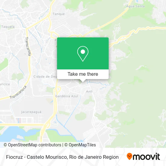 Fiocruz - Castelo Mourisco map