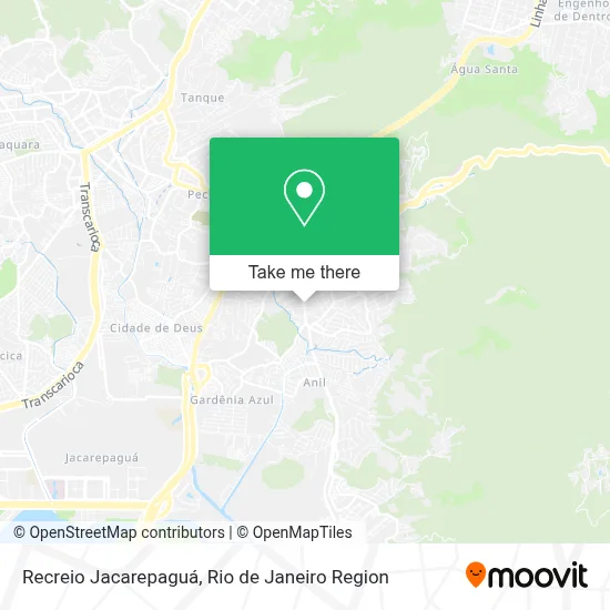 Recreio Jacarepaguá map