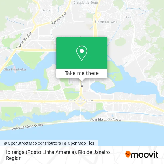 Ipiranga (Posto Linha Amarela) map