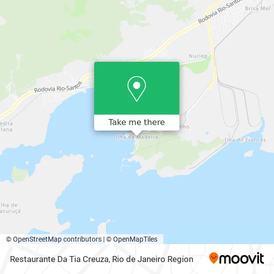 Restaurante Da Tia Creuza map