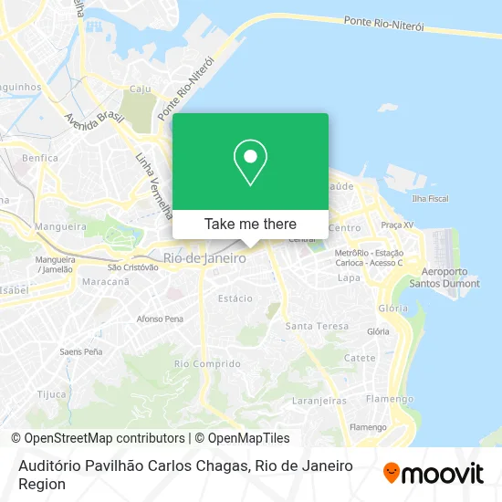 Auditório Pavilhão Carlos Chagas map