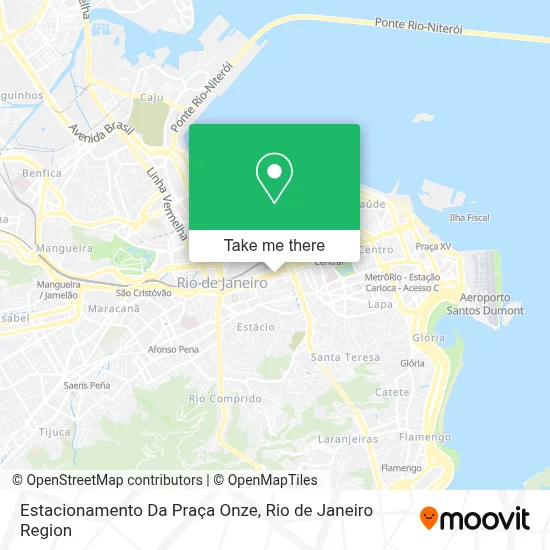 Estacionamento Da Praça  Onze map
