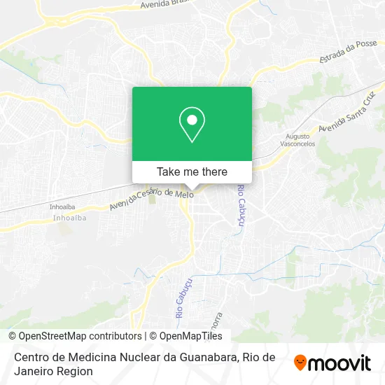Centro de Medicina Nuclear da Guanabara map