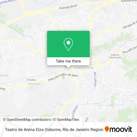 Teatro de Arena Elza Osborne map