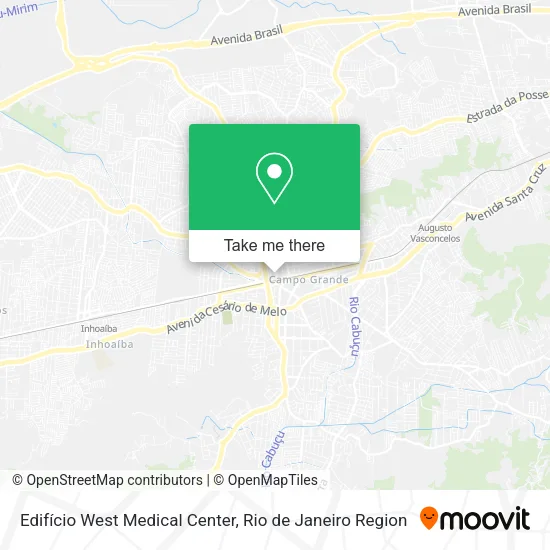 Edifício West Medical Center map