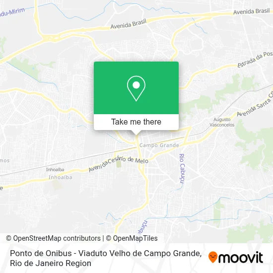 Ponto de Onibus - Viaduto Velho de Campo Grande map