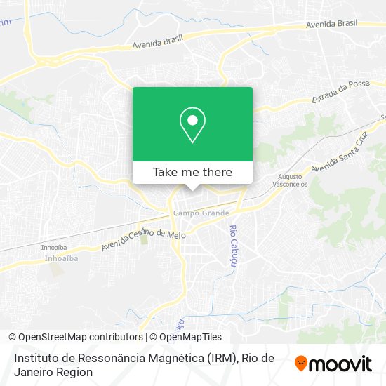 Instituto de Ressonância Magnética (IRM) map