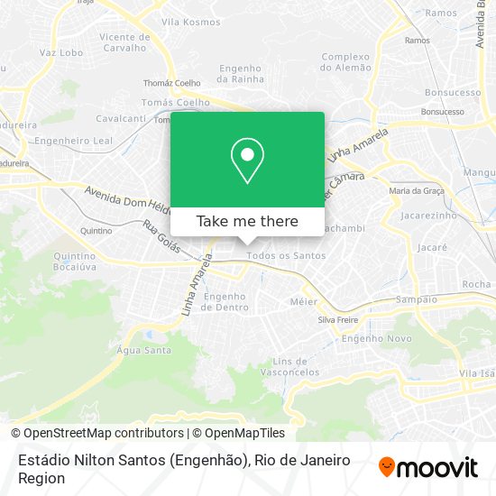 Estádio Nilton Santos (Engenhão) map