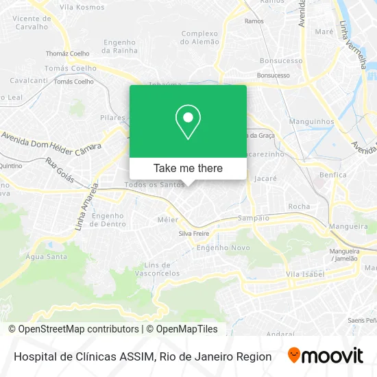 Hospital de Clínicas ASSIM map