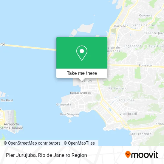 Pier Jurujuba map