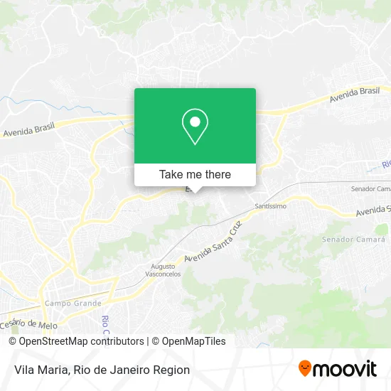 Vila Maria map