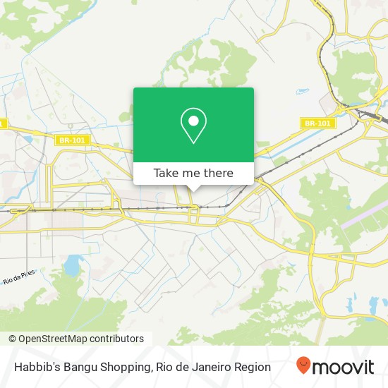 Mapa Habbib's Bangu Shopping