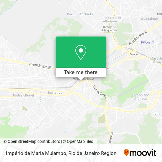 Império de Maria Mulambo map