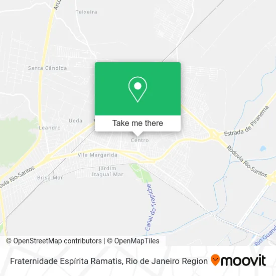 Fraternidade Espírita Ramatis map