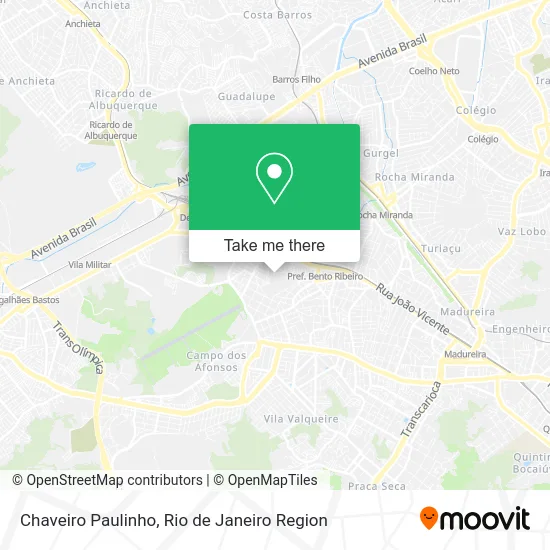 Chaveiro Paulinho map