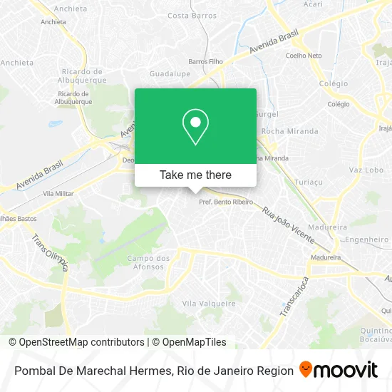 Pombal De Marechal Hermes map