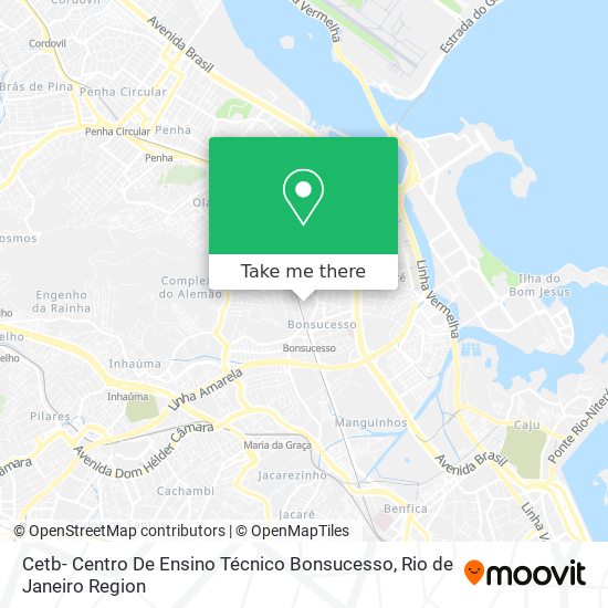 Cetb- Centro De Ensino Técnico Bonsucesso map