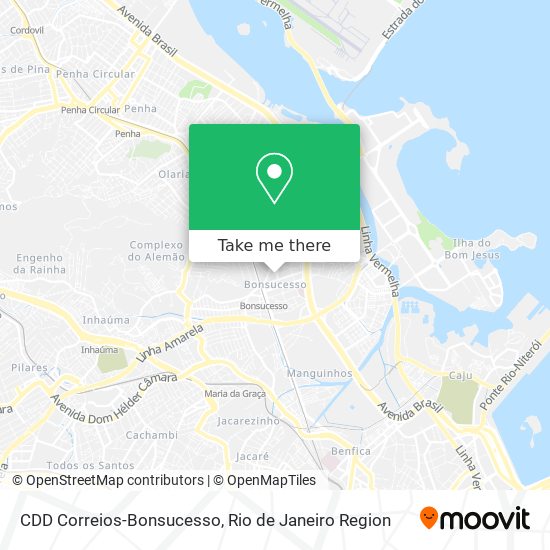 CDD Correios-Bonsucesso map