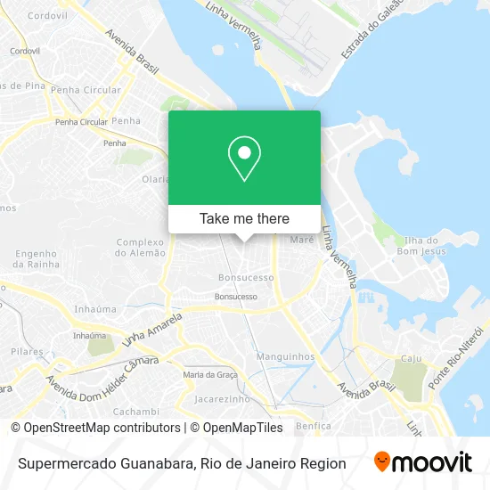 Supermercado Guanabara map