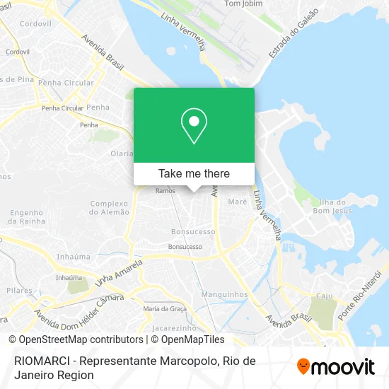 RIOMARCI - Representante Marcopolo map