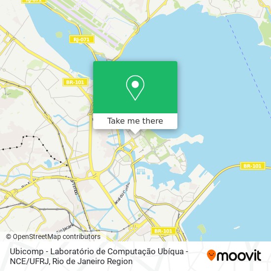 Ubicomp - Laboratório de Computação Ubíqua - NCE / UFRJ map