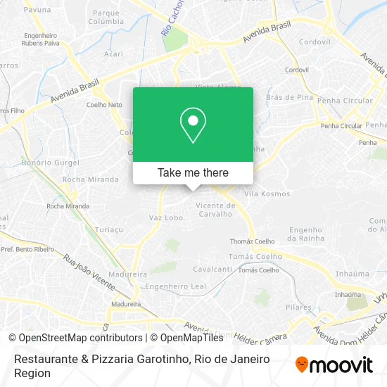 Restaurante & Pizzaria Garotinho map