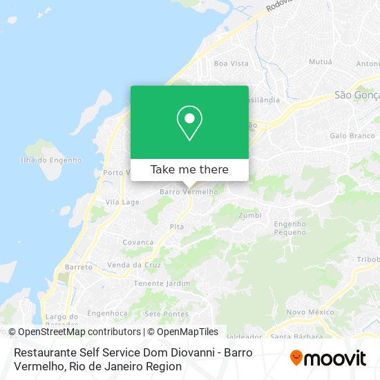 Restaurante Self Service Dom Diovanni - Barro Vermelho map
