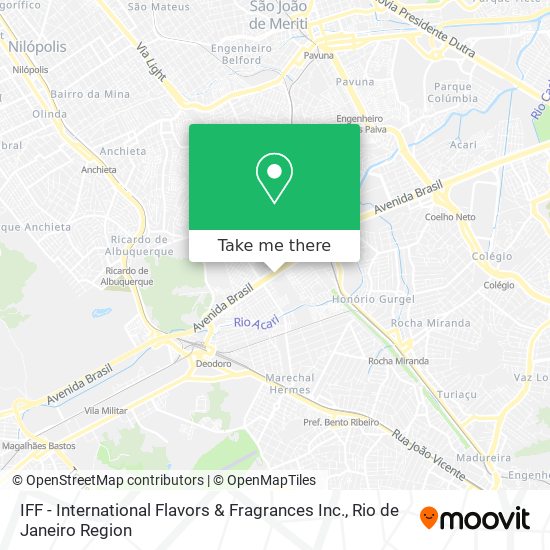 IFF - International Flavors & Fragrances Inc. map