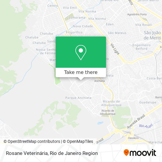 Rosane Veterinária map