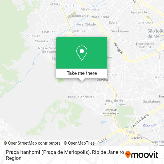 Praça Itanhomi (Praça de Mariopolis) map