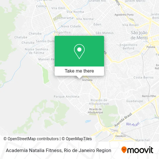 Academia Natalia Fitness map