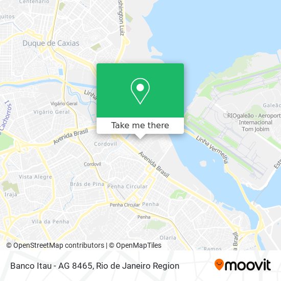 Banco Itau - AG 8465 map