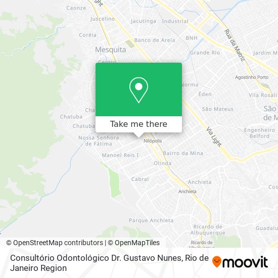 Mapa Consultório Odontológico Dr. Gustavo Nunes