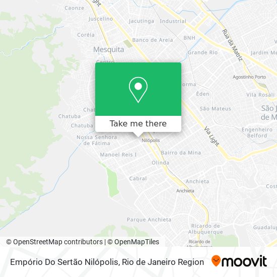 Mapa Empório Do Sertão Nilópolis